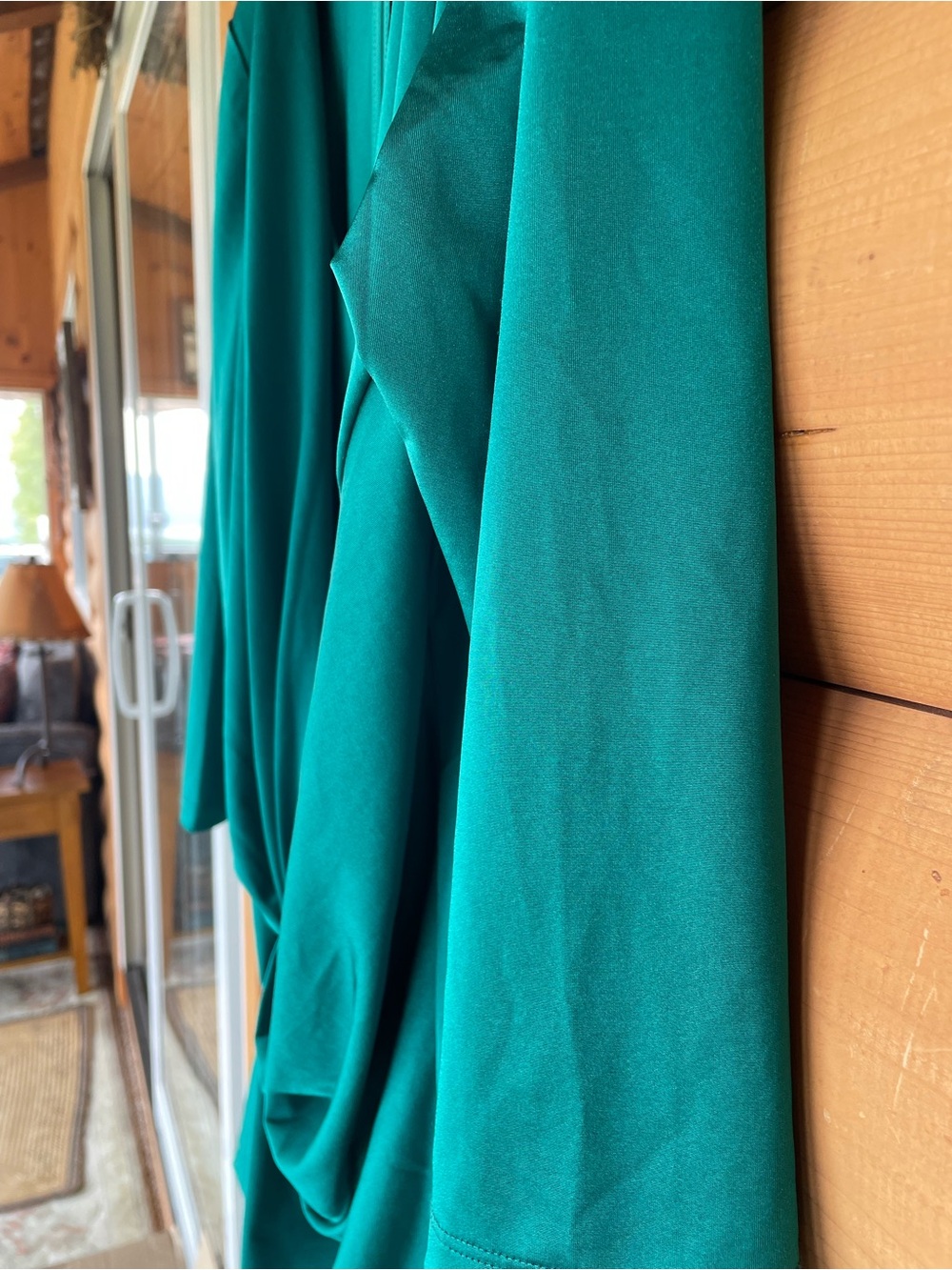 Celebrations by Sydney’s Closet Knot Front Green Dress XL -1X - Picture 6 of 11
